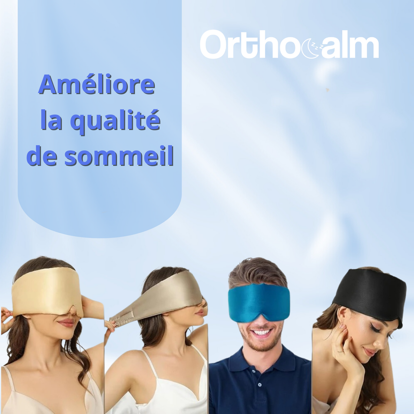 Masque de sommeil en soie