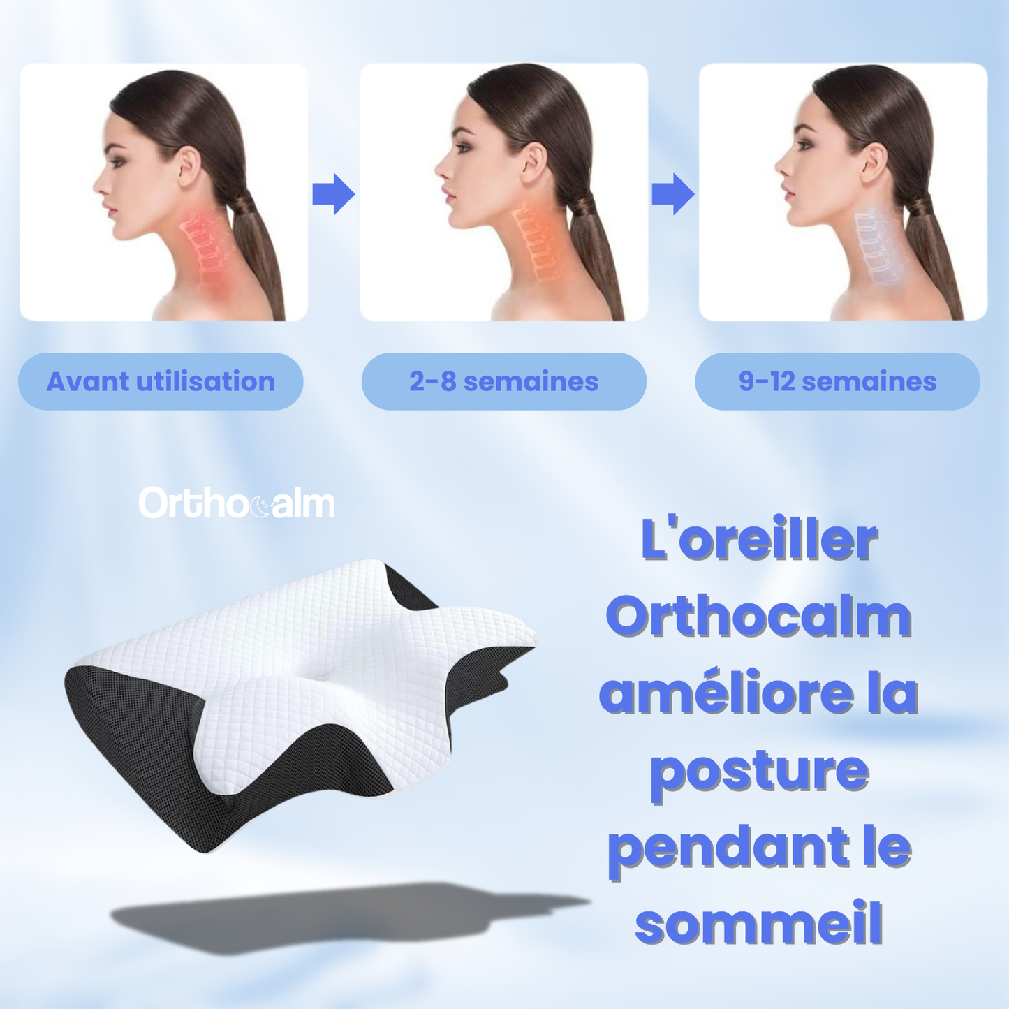 Oreiller ergonomique premium